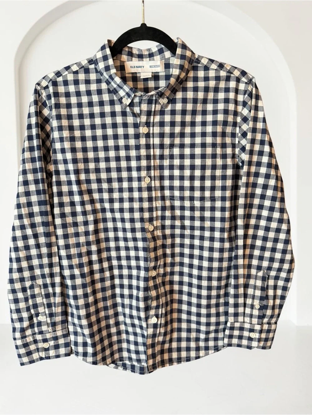 Lot of 2 Boys Button-Down Shirts Size L & XL Like New Old Navy Ralph Lauren